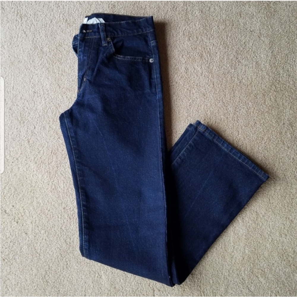 Calvin Klein Designer Dark Wash Fitted Bootcut Jeans